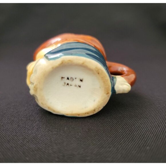 Vintage Miniature Ceramic Toby Mug Pitcher Made In Japan - Picture 6 of 9
